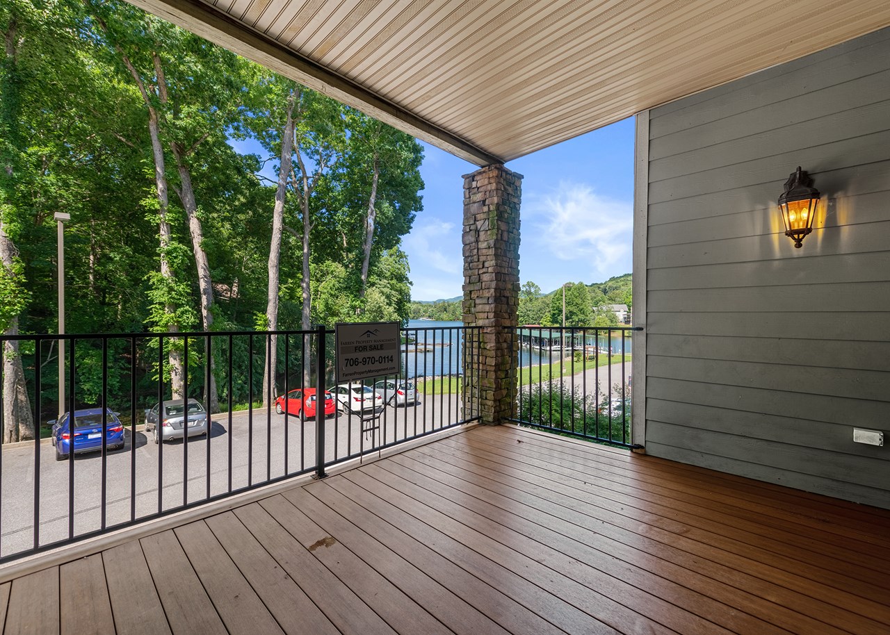 view from deck